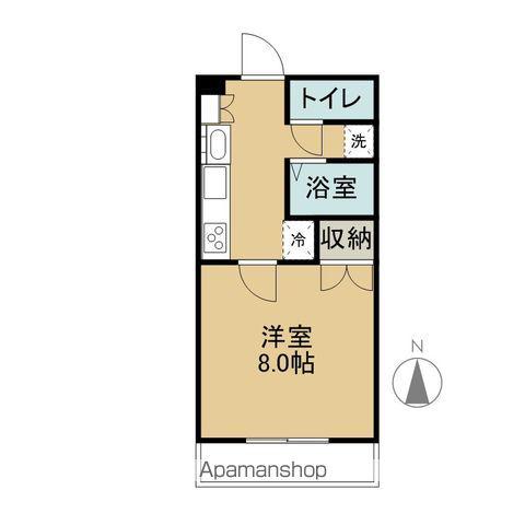 シューフルールⅤ(1K/3階)の間取り写真