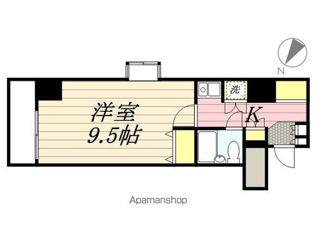 ジェネピア東千葉(1K/6階)の間取り写真