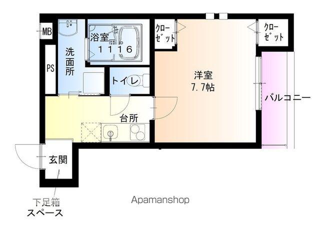 フジパレス東豊中町(1K/1階)の間取り写真
