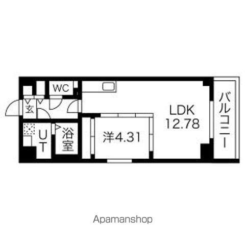 S-FORT熱田花町(1LDK/3階)の間取り写真