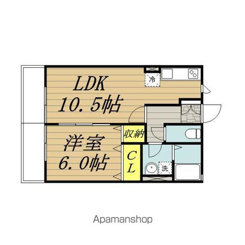 SLOW LIFE(1LDK/1階)の間取り写真