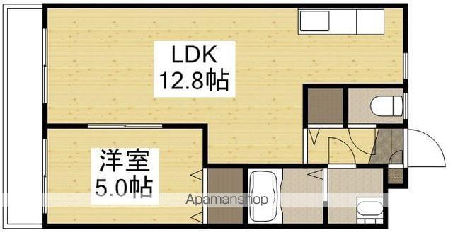 CASA TEN(1LDK/3階)の間取り写真