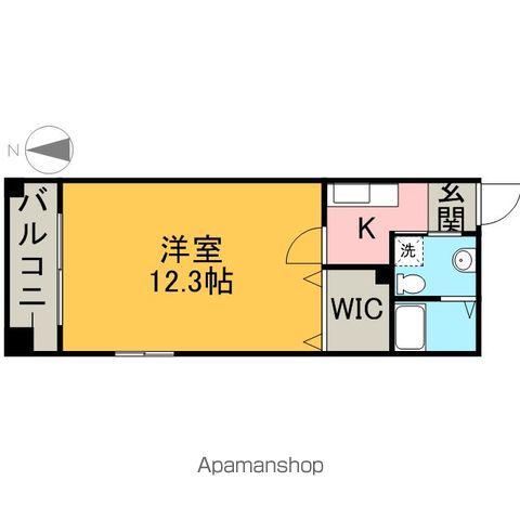 リバーフロントレジデンス(1K/2階)の間取り写真