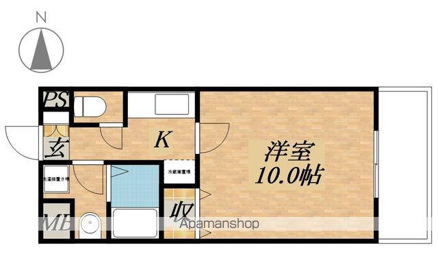 ボヌール・ジャン(1K/3階)の間取り写真