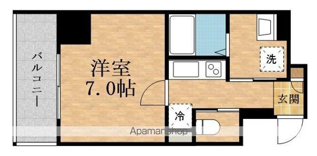 アルティザ森ノ宮DC(1K/3階)の間取り写真