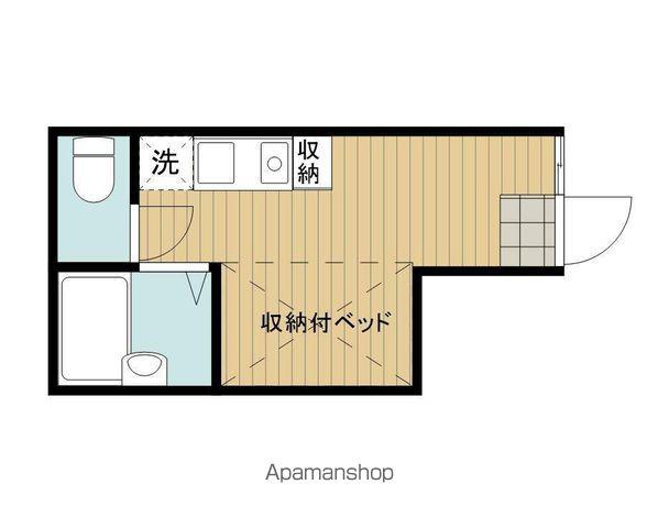 アーバンプレイス阿佐ヶ谷Ⅱ(ワンルーム/1階)の間取り写真