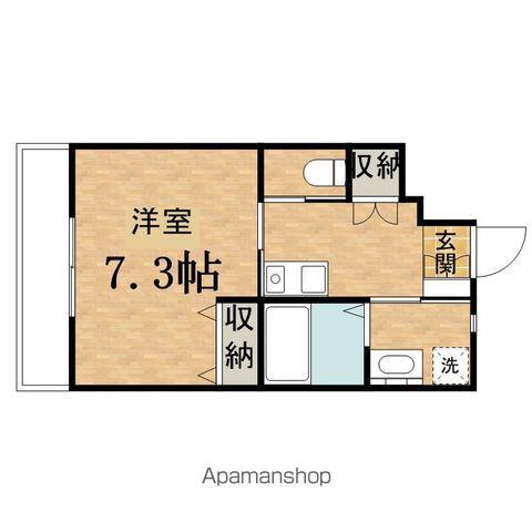 LEMBRANCA レンブランサ B棟(1K/1階)の間取り写真