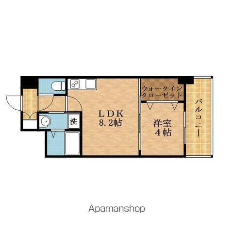 セレニテ京橋クレア(1LDK/12階)の間取り写真