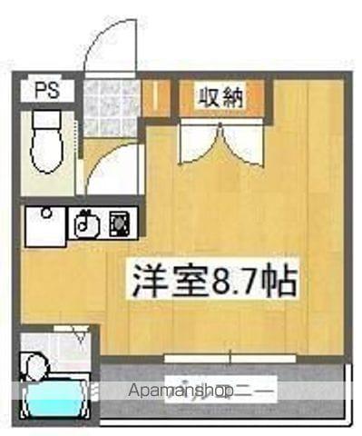 ピュアメゾン阿部(ワンルーム/2階)の間取り写真