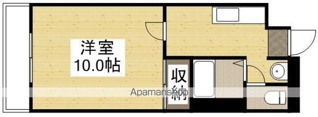 パルトネール東古松(1K/3階)の間取り写真