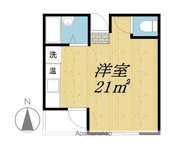 コーポ名工(ワンルーム/3階)の間取り写真