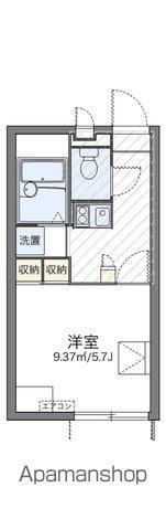 レオパレス岩井(1K/1階)の間取り写真