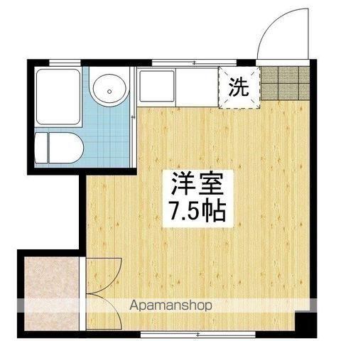 アルトヴェールⅠ(ワンルーム/3階)の間取り写真