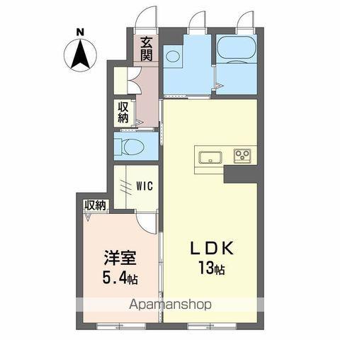 スパジオコモド蔵2(1LDK/1階)の間取り写真