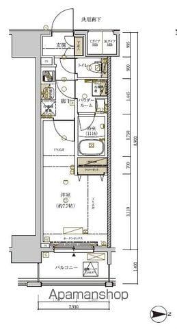 MAINGRANDIA ASAKUSA(1K/3階)の間取り写真