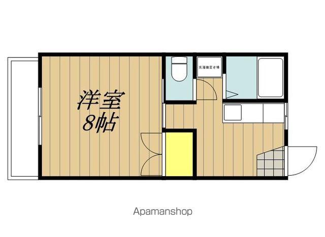 コーポちえ(1K/2階)の間取り写真