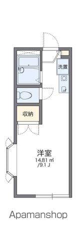 レオパレス藤本Ⅱ(1K/2階)の間取り写真