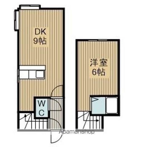 AMS文京台南町壱番館(1DK/2階)の間取り写真