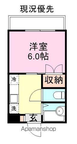 アーバン松永C(1K/3階)の間取り写真