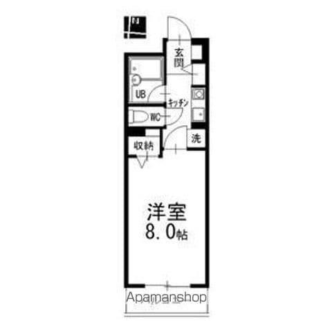 ハイネス修芳(1K/6階)の間取り写真