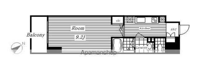 エルスタンザ徳川(1K/11階)の間取り写真