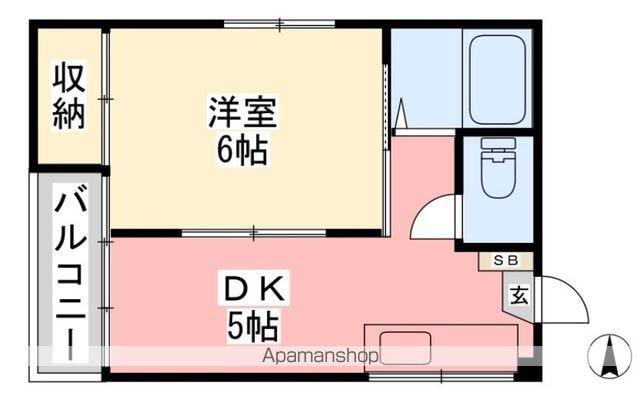 BELLENET大手町(1K/6階)の間取り写真