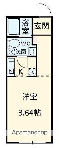 GC用賀(ワンルーム/2階)の間取り写真