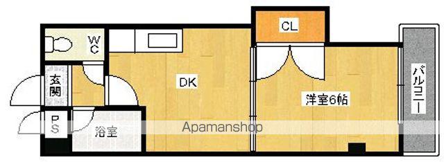 リレックス上住吉(1DK/5階)の間取り写真