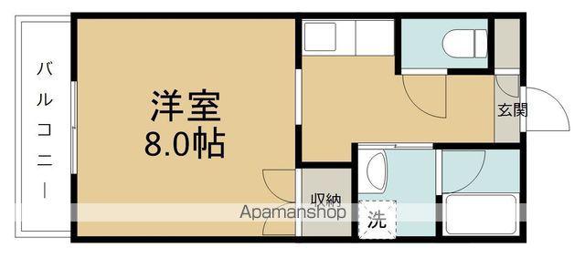 セラヴィR (1K/1階)の間取り写真