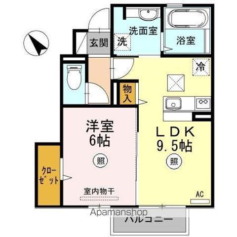 フルハウスオオツカ(1LDK/1階)の間取り写真