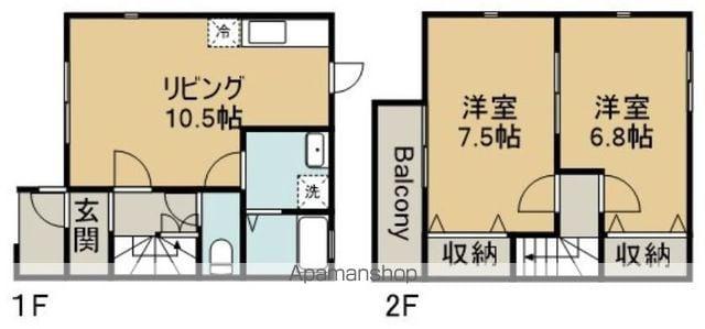 ORB今伊勢(2LDK)の間取り写真