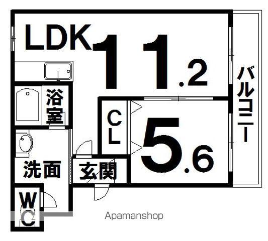 プロージェT&T(1LDK/1階)の間取り写真