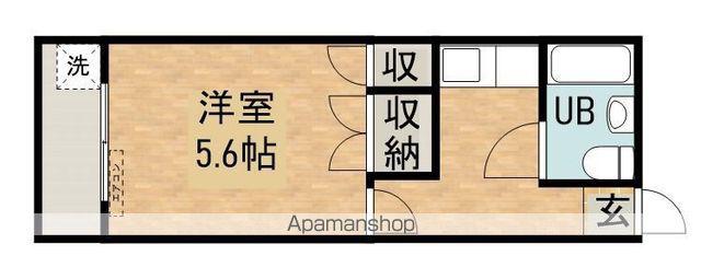 コーポカサブランカ(1K/2階)の間取り写真