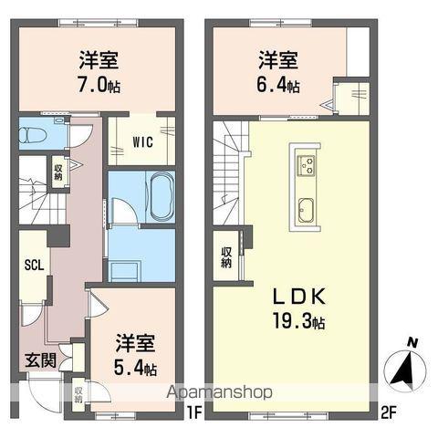 SHAMAISON W(3LDK)の間取り写真