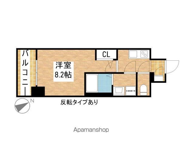エスリード新栄プライム(1K/11階)の間取り写真