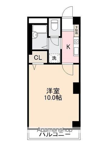 フィネス123(1K/1階)の間取り写真