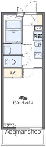 レオパレスワッフル(1K/1階)の間取り写真