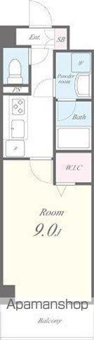 千代田・常磐緩行線 亀有駅 徒歩5分 5階建 築9年(1K/4階)の間取り写真