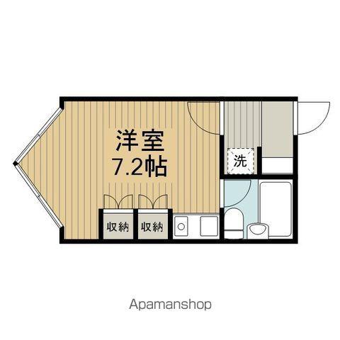 アルカサール福島(ワンルーム/3階)の間取り写真