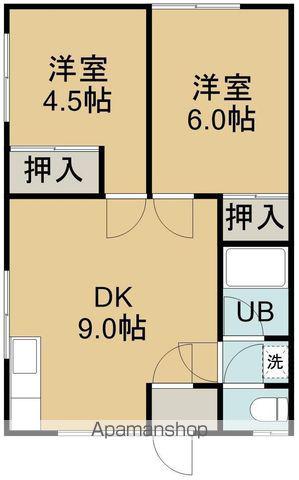 第5ピアパレス中島(2DK/2階)の間取り写真
