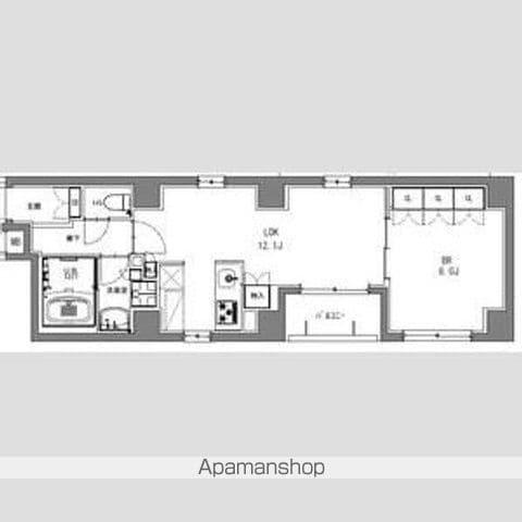 S-RESIDENCE日本橋馬喰町(1LDK/4階)の間取り写真