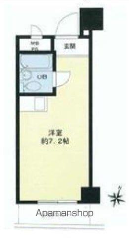 トーカン新宿第2キャステール(ワンルーム/9階)の間取り写真