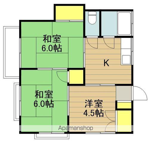 堀川コーポ(3K/1階)の間取り写真