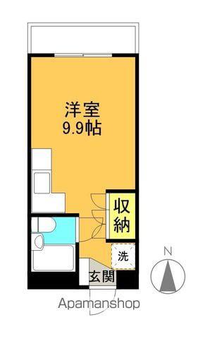 シャルムサンライズ(ワンルーム/3階)の間取り写真