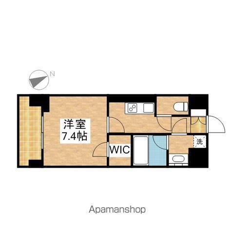 エディアン千種(1K/8階)の間取り写真