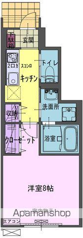 RS 2(1K/1階)の間取り写真