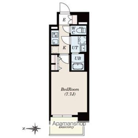 S-RESIDENCE堀田BEAUTEなんでも乗ります(1K/2階)の間取り写真