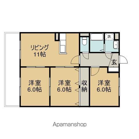 キャンべリー・A(3LDK/2階)の間取り写真