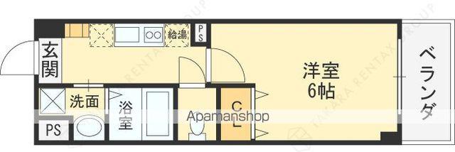 みおつくし今市Ⅱ(1K/5階)の間取り写真