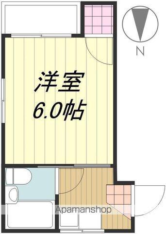コーポおおさわ(1K/3階)の間取り写真